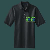 Heavyweight Cotton Pique Polo with Pocket Thumbnail