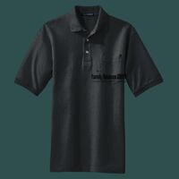 Heavyweight Cotton Pique Polo with Pocket Thumbnail