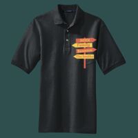 Heavyweight Cotton Pique Polo with Pocket Thumbnail