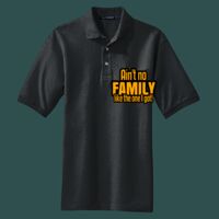 Heavyweight Cotton Pique Polo with Pocket Thumbnail