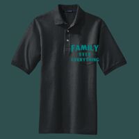 Heavyweight Cotton Pique Polo with Pocket Thumbnail