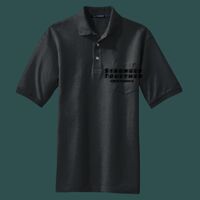 Heavyweight Cotton Pique Polo with Pocket Thumbnail