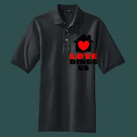 Heavyweight Cotton Pique Polo with Pocket Thumbnail