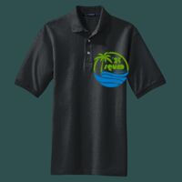 Heavyweight Cotton Pique Polo with Pocket Thumbnail