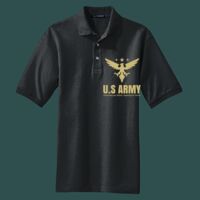 Heavyweight Cotton Pique Polo with Pocket Thumbnail