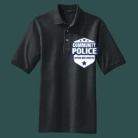 Heavyweight Cotton Pique Polo with Pocket Thumbnail