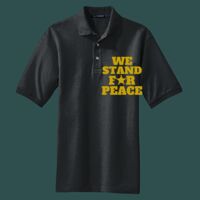 Heavyweight Cotton Pique Polo with Pocket Thumbnail