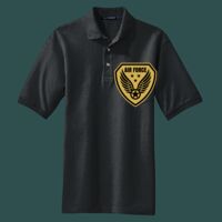 Heavyweight Cotton Pique Polo with Pocket Thumbnail