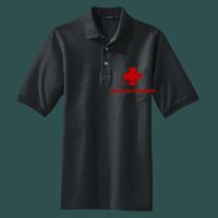 Heavyweight Cotton Pique Polo with Pocket Thumbnail