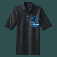 Heavyweight Cotton Pique Polo with Pocket Thumbnail