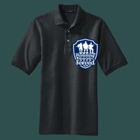 Heavyweight Cotton Pique Polo with Pocket Thumbnail