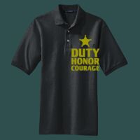 Heavyweight Cotton Pique Polo with Pocket Thumbnail