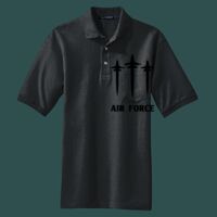 Heavyweight Cotton Pique Polo with Pocket Thumbnail