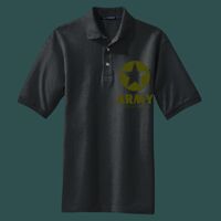 Heavyweight Cotton Pique Polo with Pocket Thumbnail