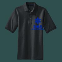 Heavyweight Cotton Pique Polo with Pocket Thumbnail