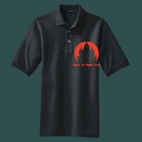Heavyweight Cotton Pique Polo with Pocket Thumbnail