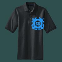 Heavyweight Cotton Pique Polo with Pocket Thumbnail