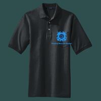 Heavyweight Cotton Pique Polo with Pocket Thumbnail