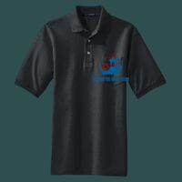 Heavyweight Cotton Pique Polo with Pocket Thumbnail
