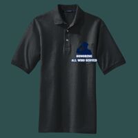 Heavyweight Cotton Pique Polo with Pocket Thumbnail