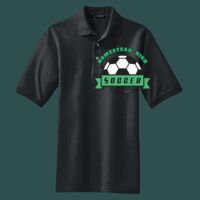 Heavyweight Cotton Pique Polo with Pocket Thumbnail