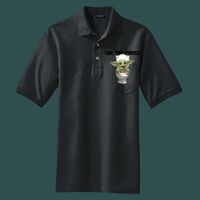 Heavyweight Cotton Pique Polo with Pocket Thumbnail