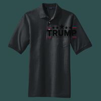 Heavyweight Cotton Pique Polo with Pocket Thumbnail