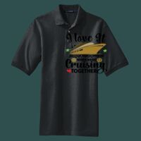 Heavyweight Cotton Pique Polo with Pocket Thumbnail