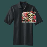 Heavyweight Cotton Pique Polo with Pocket Thumbnail