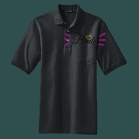 Heavyweight Cotton Pique Polo with Pocket Thumbnail
