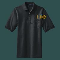 Heavyweight Cotton Pique Polo with Pocket Thumbnail