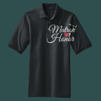 Heavyweight Cotton Pique Polo with Pocket Thumbnail