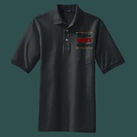 Heavyweight Cotton Pique Polo with Pocket Thumbnail