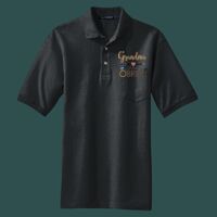 Heavyweight Cotton Pique Polo with Pocket Thumbnail
