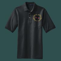 Heavyweight Cotton Pique Polo with Pocket Thumbnail