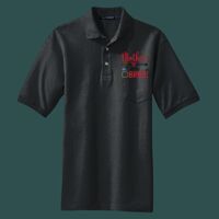 Heavyweight Cotton Pique Polo with Pocket Thumbnail