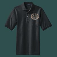 Heavyweight Cotton Pique Polo with Pocket Thumbnail