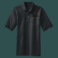 Heavyweight Cotton Pique Polo with Pocket Thumbnail