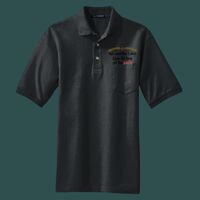 Heavyweight Cotton Pique Polo with Pocket Thumbnail