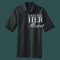 Heavyweight Cotton Pique Polo with Pocket Thumbnail