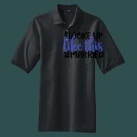 Heavyweight Cotton Pique Polo with Pocket Thumbnail