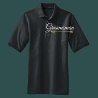 Heavyweight Cotton Pique Polo with Pocket Thumbnail