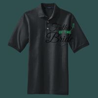 Heavyweight Cotton Pique Polo with Pocket Thumbnail