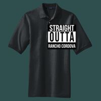 Heavyweight Cotton Pique Polo with Pocket Thumbnail