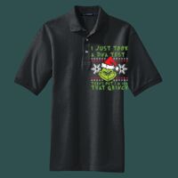 Heavyweight Cotton Pique Polo with Pocket Thumbnail
