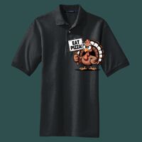 Heavyweight Cotton Pique Polo with Pocket Thumbnail