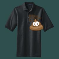 Heavyweight Cotton Pique Polo with Pocket Thumbnail
