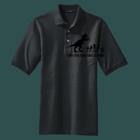 Heavyweight Cotton Pique Polo with Pocket Thumbnail