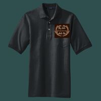 Heavyweight Cotton Pique Polo with Pocket Thumbnail