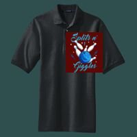 Heavyweight Cotton Pique Polo with Pocket Thumbnail